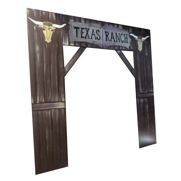 Decor Ranch poort. Kan zelfstandig staan. Afm 2,50 x 2,50 metger.