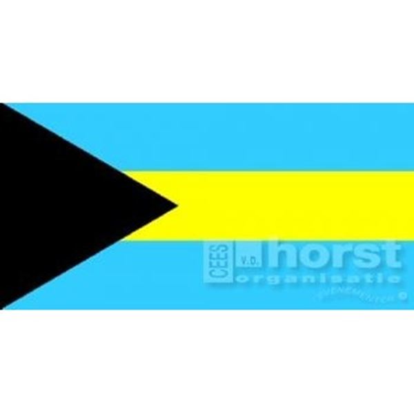 Vlag Bahama's afm. 1 x 1,5 mtr.