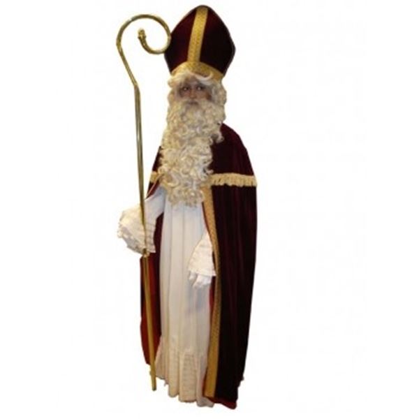 Sinterklaas kostuum compleet kostuum met koperen staf.