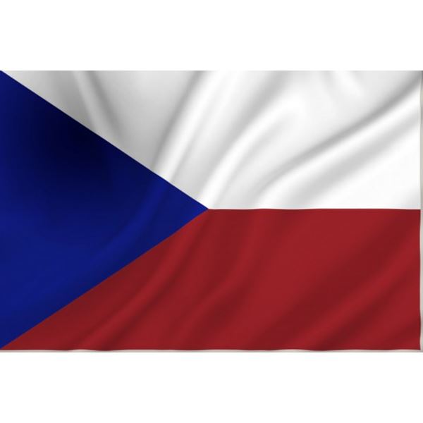 Vlag Tsjechie is een z.g.n. gevelvlag maar kan ook voor decoratie