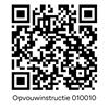Opvouwinstructie Youtube QR code