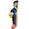 Halve Abraham opblaasbaar en 3,5 meter hoog Halve Abraham opblaasbaar en 3,5 meter hoog