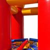 Attractie gladiatoren game. Arena met 4 stootstokken, 4 blokken is een top attractie.