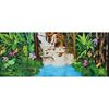 Tropisch  Jungle  decor afb. waterval afm, 6.25 x 2.5 mtr