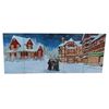 Kerstdecor in Charles Dickens decor afm. 6,25 x 2,5 mtr.