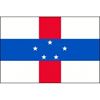 Vlag Nederlandse Antillen. Een z.g.n gevelvlag maar ook heel geschikt als decoratie