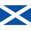 Vlag Schotland geschikt als gevel vlag of buffet decoratie thema decoratie afm 1,5 x 1 mtr.