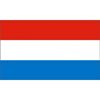 Vlag Luxemburg. Is een z.g.n. kleine gevel vlag met de afm. 1 x 1,4 meter ook als decoratie te gebruiken.