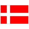 Vlag Denemarken 0,90 x 1,40 meter.