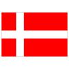 Vlag Denemarken 0,90 x 1,40 meter.