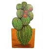 houten cactus incl. decorsteun hg circa 2,5 mtr