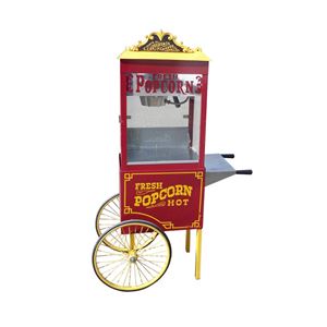 Huur popcornmachine met kar