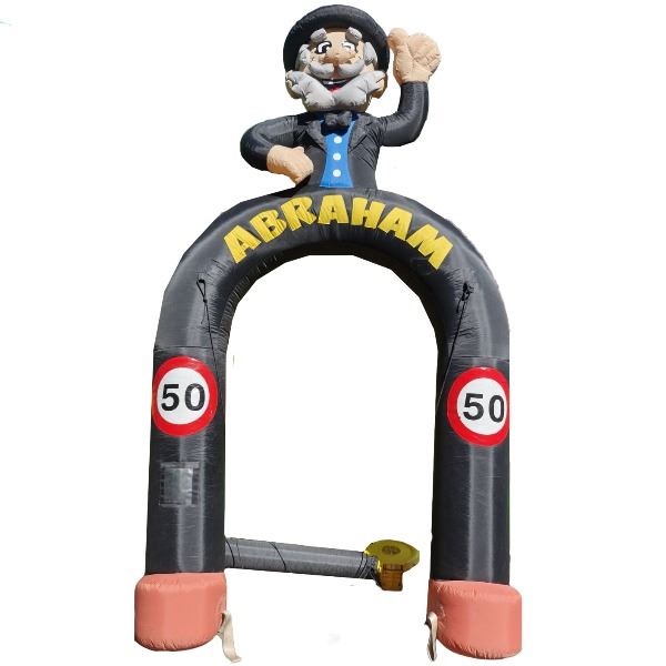 Abraham boog opblaasbaar van maar liefst 3,5 mtr. Hoog! en 2,10 mtr. breed Abraham boog opblaasbaar van maar liefst 3,5 mtr. Hoog! en 2,10 mtr. breed