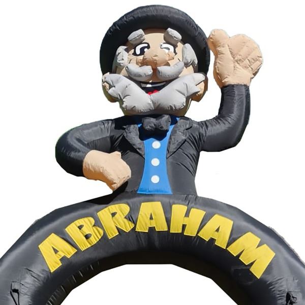 Abraham boog opblaasbaar van maar liefst 3,5 mtr. Hoog! en 2,10 mtr. breed Abraham boog opblaasbaar van maar liefst 3,5 mtr. Hoog! en 2,10 mtr. breed
