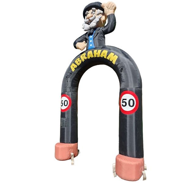 Abraham boog opblaasbaar van maar liefst 3,5 mtr. Hoog! en 2,10 mtr. breed Abraham boog opblaasbaar van maar liefst 3,5 mtr. Hoog! en 2,10 mtr. breed