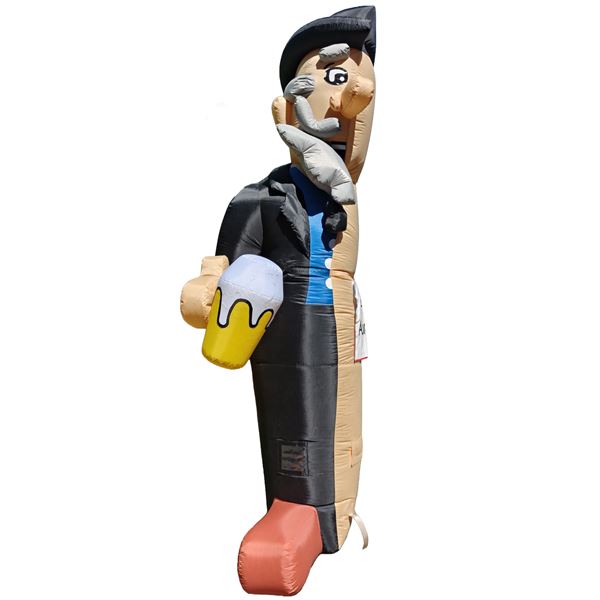 Halve Abraham opblaasbaar en 3,5 meter hoog Halve Abraham opblaasbaar en 3,5 meter hoog