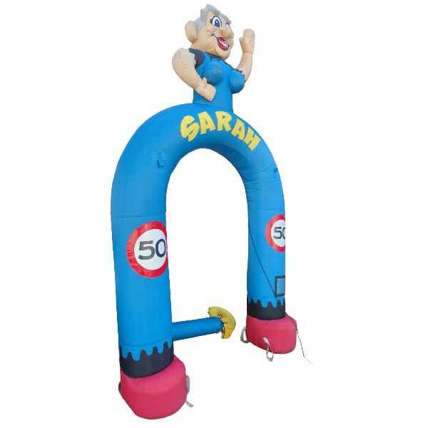 Sarah boog opblaasbaar van maar liefst 3,5 mtr hoog en 2.10 mtr breed Sarah boog opblaasbaar van maar liefst 3,5 mtr hoog en 2.10 mtr breed
