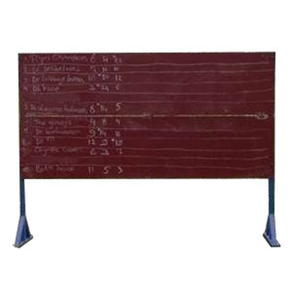 Score bord afm. 2,40 x 1,20 mtr.