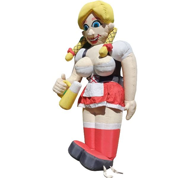 Opblaasbare Sarah / Tiroler/ Tiroler Pop Heidi van maar liefst 4 mtr hoog! Opblaasbare Sarah / Tiroler/ Tiroler Pop Heidi van maar liefst 4 mtr hoog!