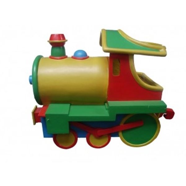 Huur Locomotief met twee wagons leuk als decoratie e.d.