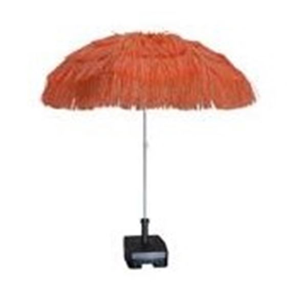 Parasol raffia Oranje