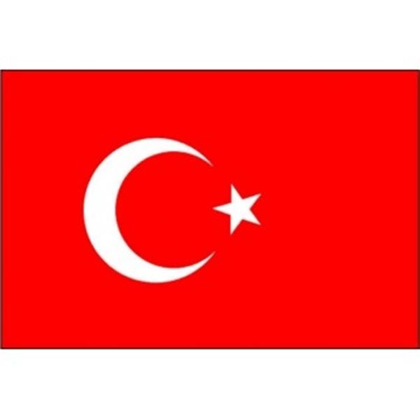 Vlag Turkije is een z.g.n. gevel vlag maar ook heel geschikt  voor thema decoratie.