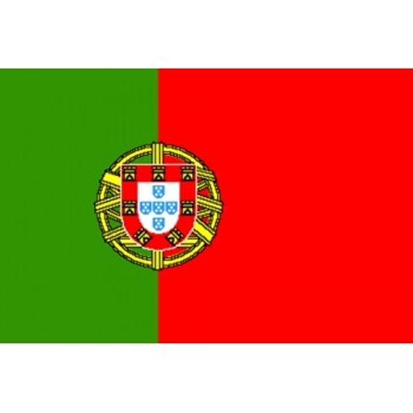 Vlag Portugal af. 2 x 3 mtr z.g.n. mastvlag voor vlaggenmasten  van 7-8 mtr.