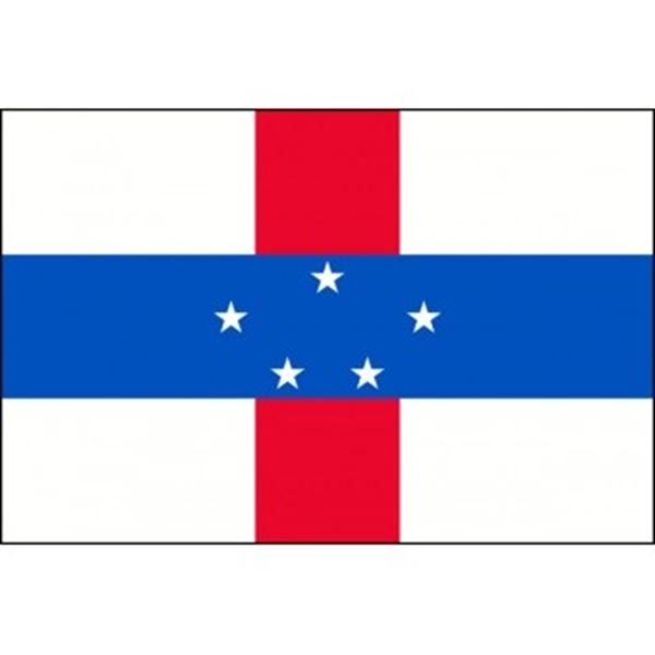 Vlag Nederlandse Antillen 1 x 1,5 mtr. gevelvlag