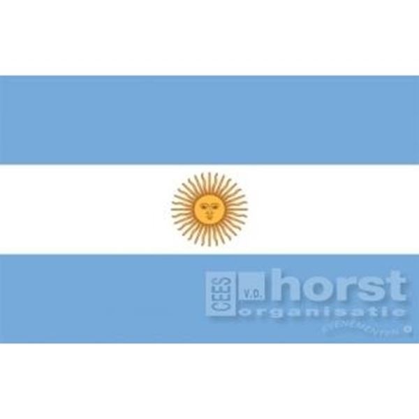 Vlag Argentinie afm. 1 x 1,5 mtr.