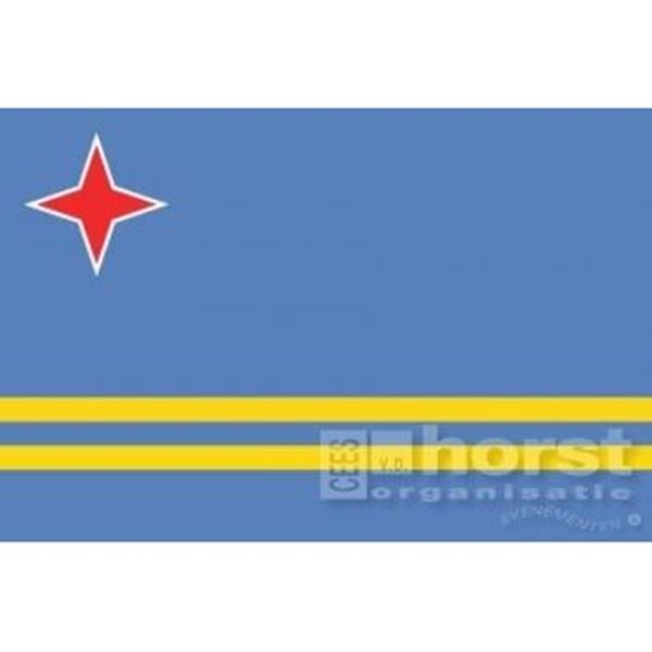 Vlag Aruba afm. 1 x 1,5 mtr