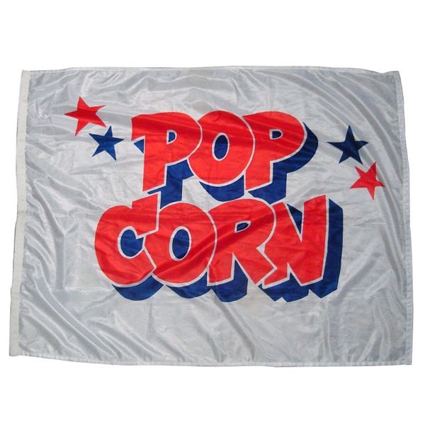 Vlag popcorn 1 x 1,5 mtr