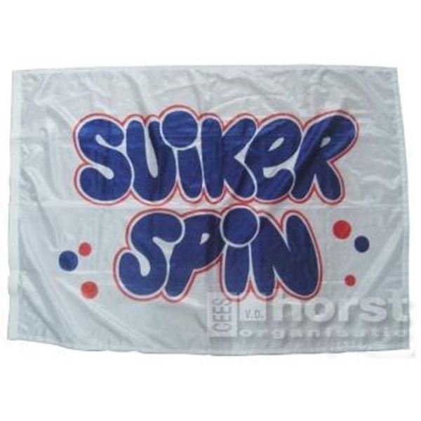 suikerspin vlag afm. 1 x 1,5 mtr.