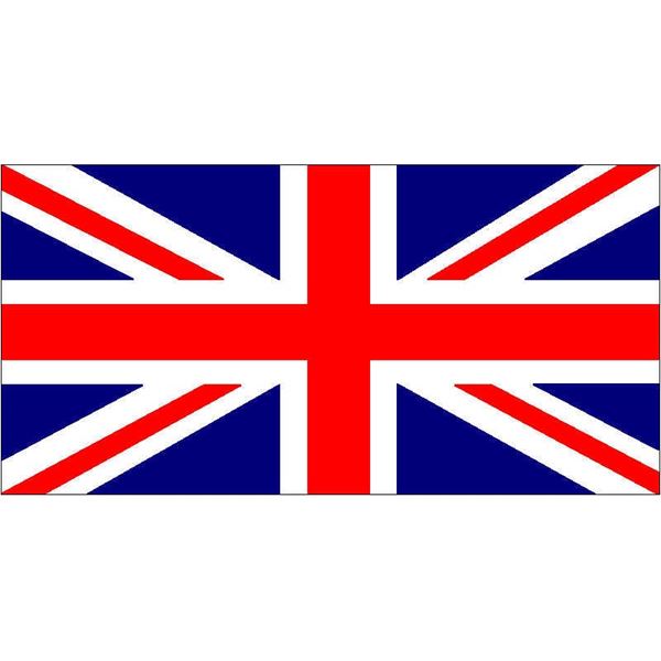 Vlag Engeland een z.g.n. gevel vlag ook heel geschikt voor decoratie.