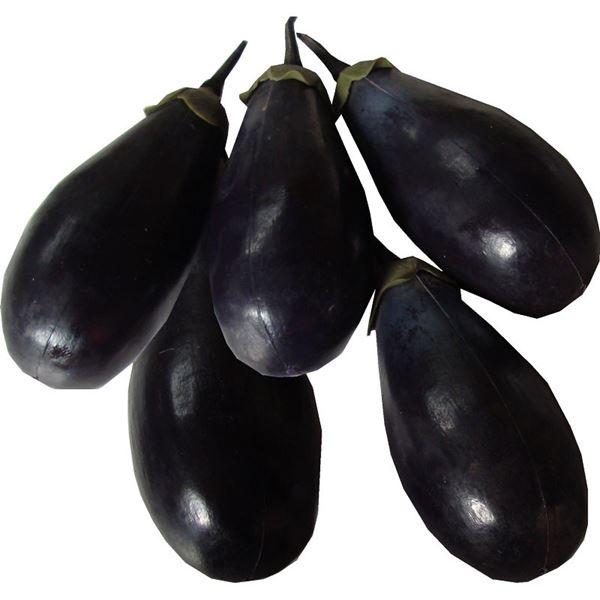 Set van 5 decoratie Aubergines