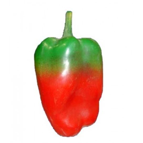 decoratie paprika groen! Set van 5 stuks