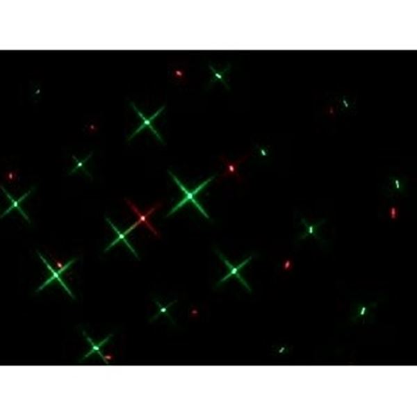 Laser effect van de 2 kleuren laser