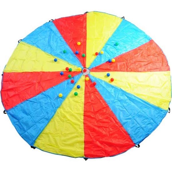 Parachute voor mee te spelen.