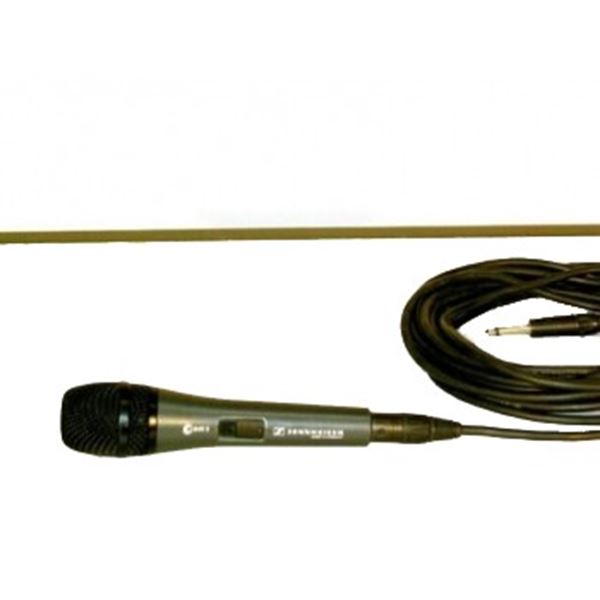 Microfoon met XLR kabel 10 meter.