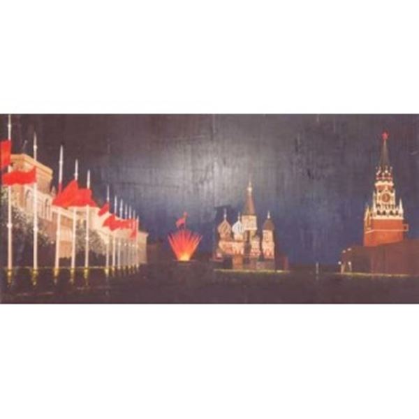 Decor Russisch afbeelding  Kremlin afm. 5 x 2.5 mtr