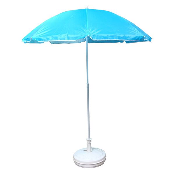 Fluor parasol zeer zomerse uitstraling.