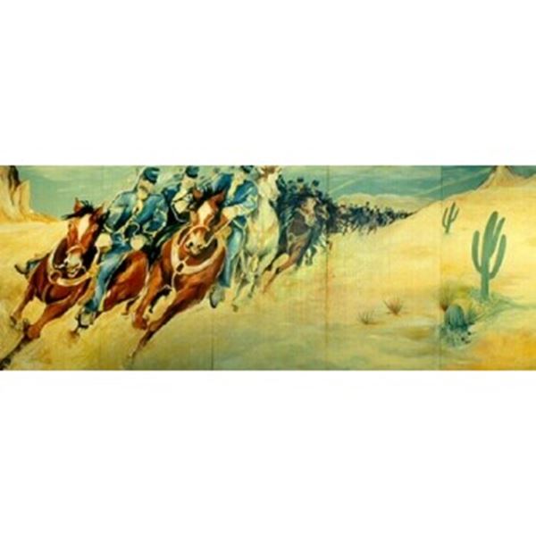 Decor Western Cavalerie afm. 6,25 x 2,5 mtr