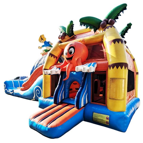 Top zomer attractie Beach luchtkussen / Springkussen Top zomer attractie Beach luchtkussen / Springkussen