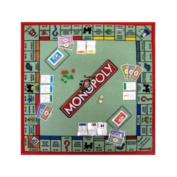 Monopoly XXL afm. speelmat 0,92 x 0,92 mtr.