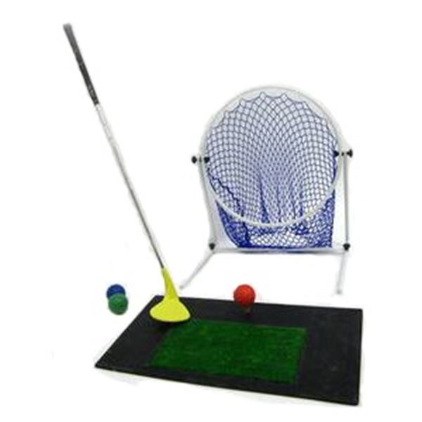 Golf set met chipping net Leuk om te oefenen.