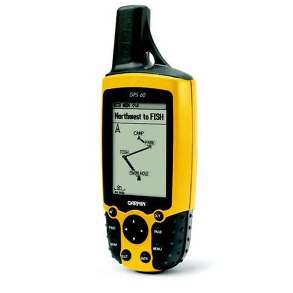 GPS ontvanger met topografische kaart