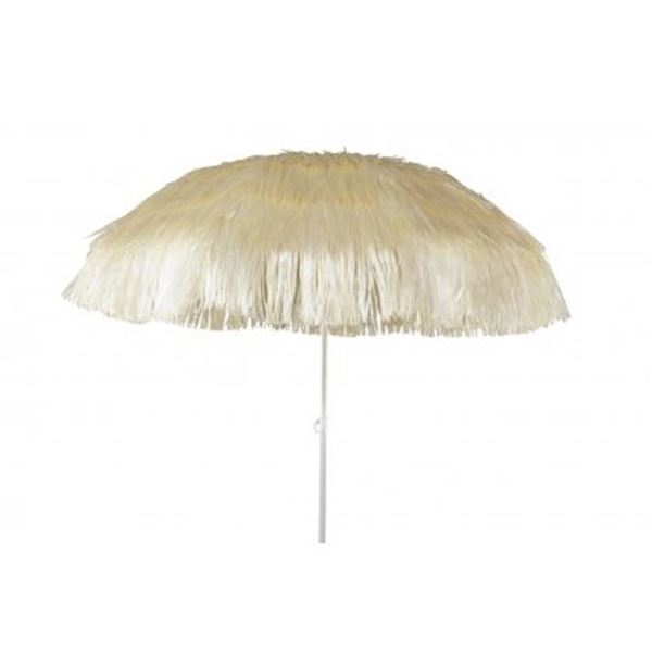 Raffia parasol ecru doorsnede 1,60 mtr.