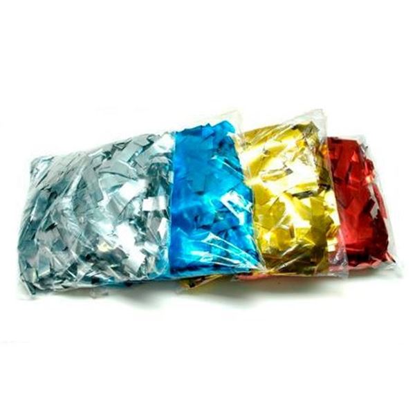 Slowfall confetti div. kleuren metallic/glans per kg.
