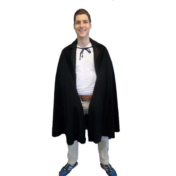 Zwarte cape