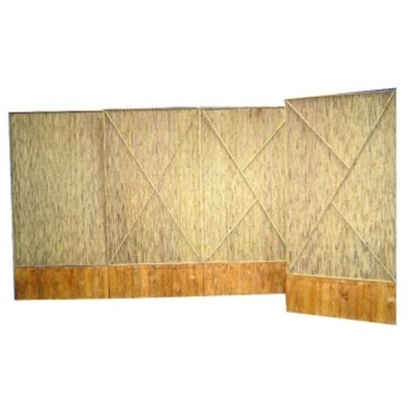 Bamboe decor wand afm. 1,25 x 2,50 mtr