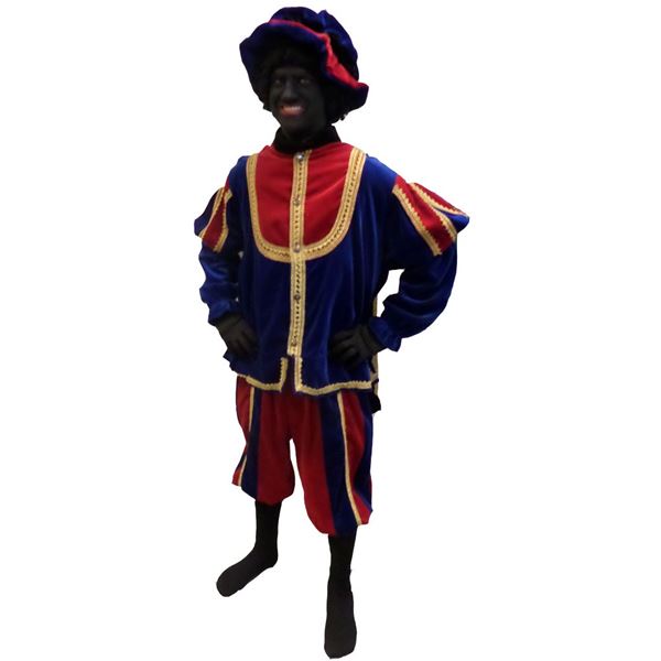 Piet / Roetveeg piet luxe fluwelen  kostuum  Maat XXL